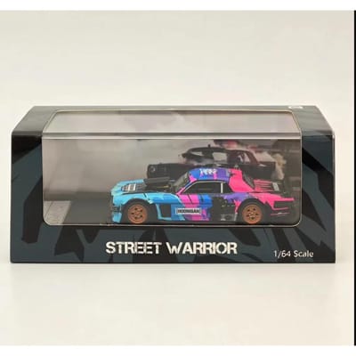 Schakelaar 1:64 Voor Mustang 1965 Hoonicorn Rtr Los Angeles Diecast Modelauto Miniatuur Beperkte Collectie Speelgoed Voertuigmodellen VS Op Voorraad gray
