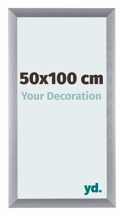 Your Decoration - Fotolijst 50x75 cm - Aluminium - Zilver Geborsteld - Tucson
