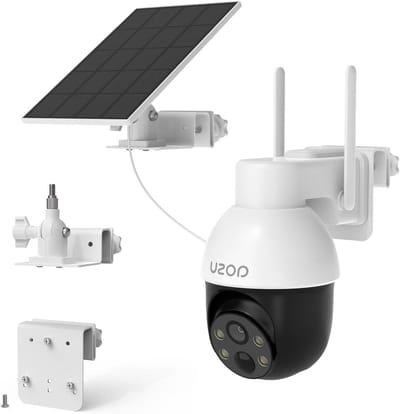 Camera en zonnepaneel houder - Dakgootbevestiging Solar paneel houder - Beveiligingscamera installeren - Boorvrije montage