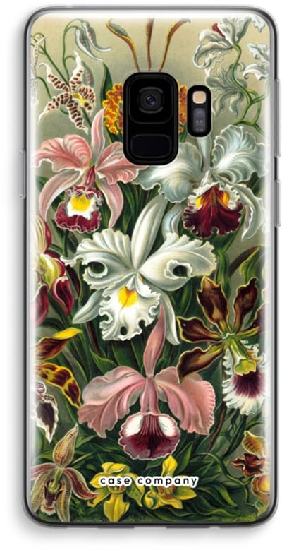 Case Company® - Hoesje geschikt voor Samsung Galaxy S9 hoesje - Haeckel Orchidae - Soft Cover Telefoonhoesje - Bescherming aan alle Kanten en Schermrand