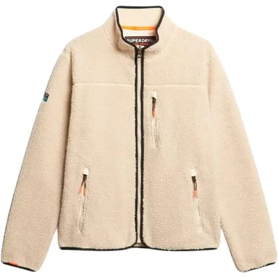 Superdry - Outdoor fleecetrui met volledige rits - Heren - Truien
