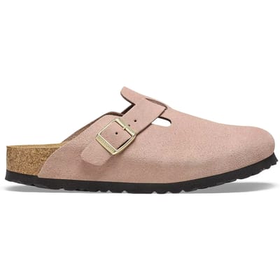 Suède klompen Birkenstock Boston