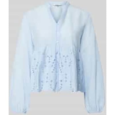 regular fit blouse van puur katoen model 'DEWINA'
