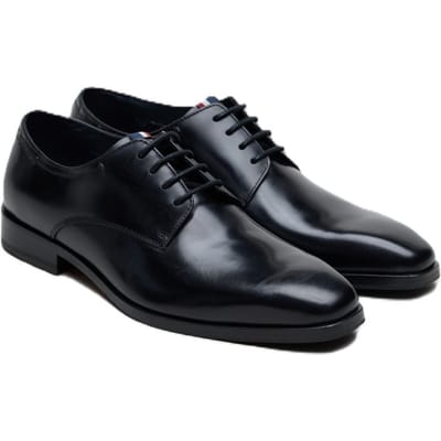 Ben Sherman Kenton Leren Heren Zwarte Veterschoenen