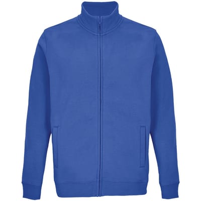 SOLS Unisex Cooper Sweat Jacket met volledige rits voor volwassenen (Koningsblauw)