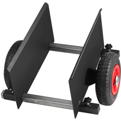 VEVOR Paneelwagen, Paneelwagen met Een Capaciteit Van 600 Pond, Zware Gipsplaatwagen met 8" Pneumatische Wielen, Paneelwagen met Verstelbare Klem voor Gipsplaatpanelen, Materiaalbehandeling
