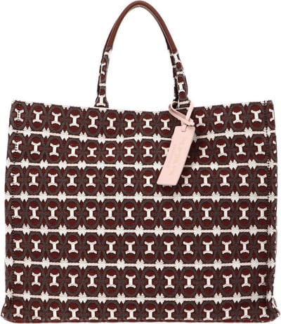 COCCINELLE Handtas Schoudertas Never Without Bag Jacquar Handbag Mul. Warm T / Brule Veelkleurig