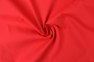 25 meter brandvertragende katoen stof - Rood - 300cm breed