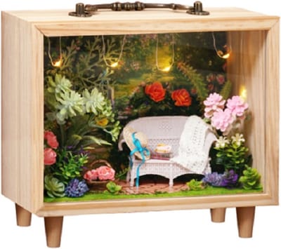 Miniatuur scène - bouwpakket - Tuinkamer - Afternoon Shimmer