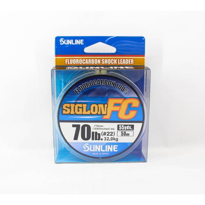 Sunline Fluorocarbon Leider Siglon FC 100% 50m 70lb Diameter 0,77mm (2064) schoon