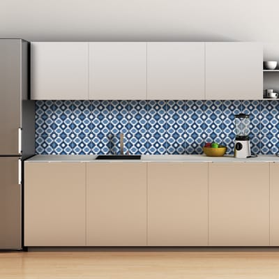 Zelfklevende tegelmuurstickers voor keuken en badkamer - 30 etnische Mahala tegelstickers - 30 stickers 20x20cm