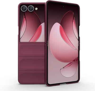 MobyDefend Hoesje - Geschikt voor Samsung Galaxy Z Flip 7 - TPU Gripcase - Donkerpaars