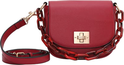 JOOP! Schoudertas Avondtas Tesoro Sia Shoulderbag Fuchsia Wijnrood