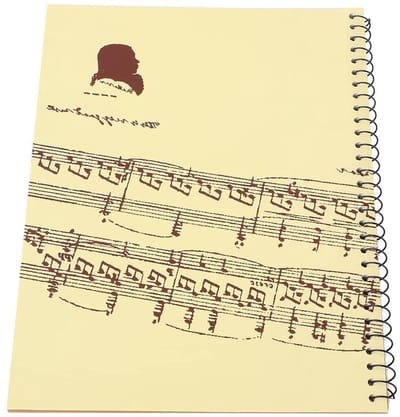 Cosensi- Manuscriptpapier 50 Vellen - Muziekblok - Muziekpapier A4 Noten Lijnen - Notitieblok voor Muzikanten - Geschikt voor Muziekles - Hoogwaardig Papier