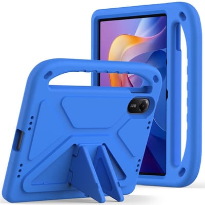 Coverup Tablethoes geschikt voor Xiaomi Redmi Pad 2 Hoesje - ShockProof Kids Case - Blauw