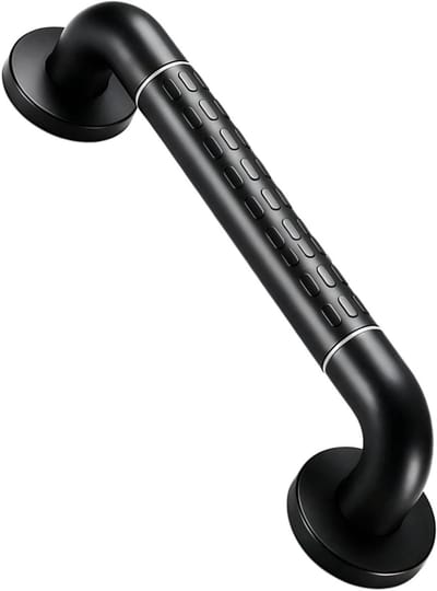 Wandbeugel - Veiligheidshandgreep - Badkamer Veiligheid - Verborgen Schroeven - 90 cm - Zwart