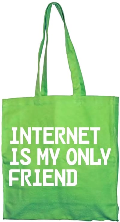 Tokigt Internet Is My Only Friend-draagtas SH-4-15343-LFH2-2