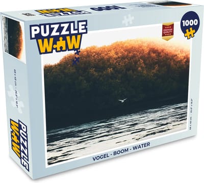 Puzzel Vogel - Boom - Water - Legpuzzel - Puzzel 1000 stukjes volwassenen