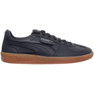 Puma Palermo Leren Sneakers, Zwart