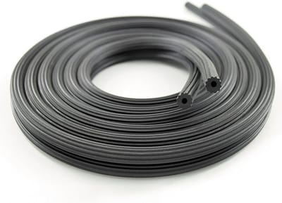 30 Meter Rubberen Strip 4,0 mm voor Bevestiging Vliegengaas en Insectenhorren