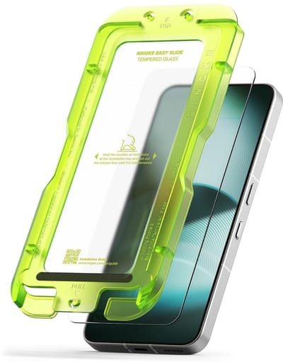 Ringke Easy Slide Geschikt voor Nothing Phone (3) | Screen Protector met Jig | 9H Volledig Dekkend Tempered Glass | Case Friendly | Gemakkelijke Installatie | 2-Pack