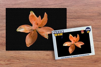 Puzzel Bloemen - Oranje - Lelie - Legpuzzel - Puzzel 1000 stukjes volwassenen