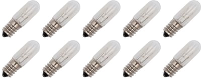 Signaallamp E14 55V 6W - 100 mAh - 10 stuks - T16 Gloeilamp Ø16mm - 54mm - 2500K - Dimbaar