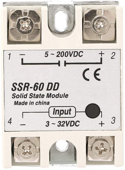 Allecto - DC-DC Semiconductor Relay Module - Betrouwbare Automatische Regeling - 60A - Efficiënte Stroomregeling - Duurzaam en Betrouwbaar - Geschi..