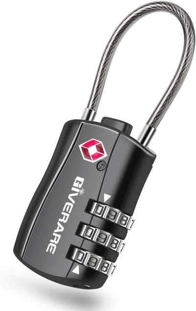 TSA-goedgekeurd bagageslot met combinatiecode - Sleutelloze beveiliging voor reis en sport