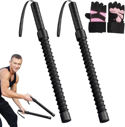 Battle Touwen - Vechttouw Trainingstouw - Kracht Training - Antislip Handgrepen - 2.2 Pond - Roze