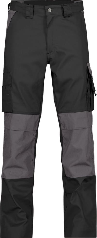 Tweekleurige werkbroek met kniezakken