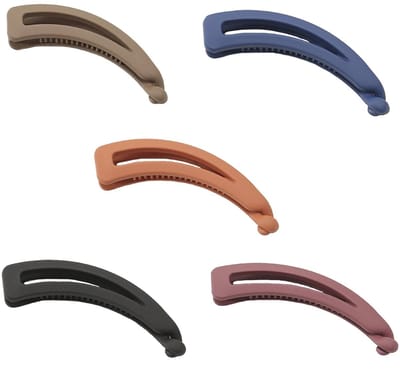 Paardenstaart-haarclips 5 stuks - Grote Bananenklemmen - Antislip Haarspelden - Duurzaam Kunststof - Unieke Vormen - Geschikt voor Diverse Gelegenheden - Haarklemmen