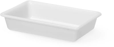 HENDI Bereidingsbak polyethyleen - 3 liter - 340x235x70 mm - wit - voedselbereiding en opslag