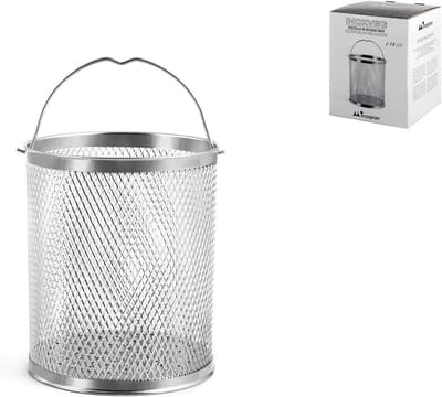 Kookmand - Stoommand - Groenten Stomen - Roestvrij Staal - 16 cm - Zilverkleurig