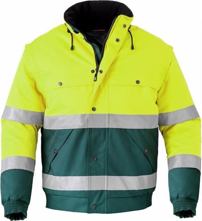 Havep 5139 All season jack Groen/Fluo Geel maat XXXL