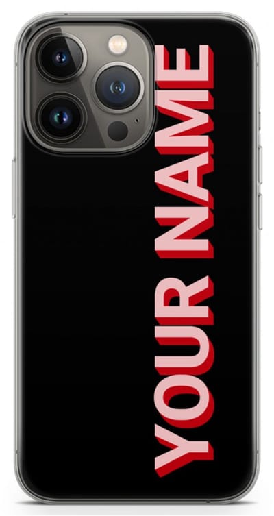 Gepersonaliseerd - Case Company® - Hoesje geschikt voor iPhone 13 Pro hoesje - Namecase - Soft Cover Telefoonhoesje - Bescherming aan alle Kanten en Schermrand
