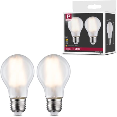 Filament 230 V LED-gloeilamp E27 2x806lm 2x7W 2700K Mat
