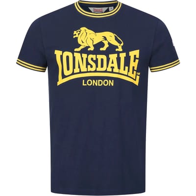 Lonsdale Lees T-shirt Met Korte Mouwen Blauw 3XL Man