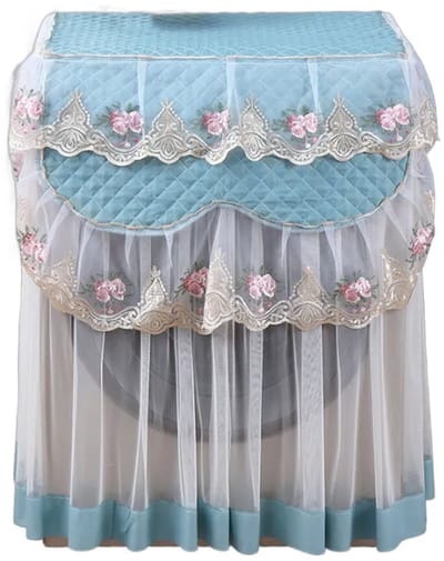 Wasmachine hoes - Wasmachine beschermer - Wasmachine overtrek - Stofdicht - Wasdroger beschermhoes - blauw - 60*60*85cm - Polyester