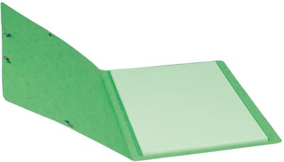 Exacompta 25x Elastomap zonder klep in glanskarton 400gm2 - A4 - Lindengroen - 5563E