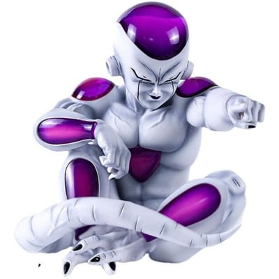 13cm Nouvelle Figurine Anime Dragon Ball Z Frieza Figurine d'Action Ornement de Bureau Frieza Statue en Résine Modèle de Collection Poupées Jouets gray