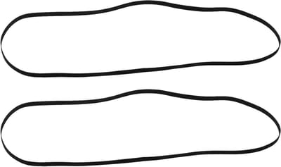 Vervangingsbanden voor Platenspeler en Phonograaf - 320mm Lengte, 5mm Breedte, 2 Stuks, Ideaal voor Geluidskwaliteit en Onderhoud