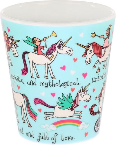 heel klein Eenhoorn kinder melamine bekertje (8 x 7 cm) - Tyrrell Katz