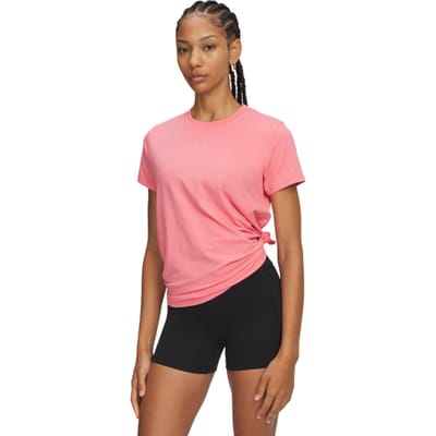 Under Armour UA Rival Core SS-PNK Dames Sportshirt - Bittersweet Roze - Bittersweet Roze