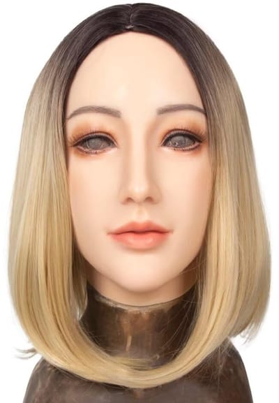 Dailygoods- Siliconen Masker - Zacht/Elastisch - Realistisch/Huid - Cosplay/Kostuum - Voor Crossdresser/Transgender - Handgemaakt/Hoogste Kwaliteit - Crossdress Masker