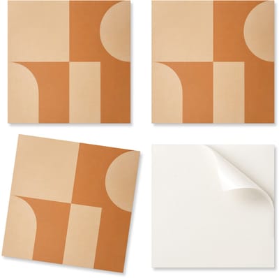 Wandtegels met PVC-afbeeldingen, abstract geometrisch patroon, 20x20x20 cm
