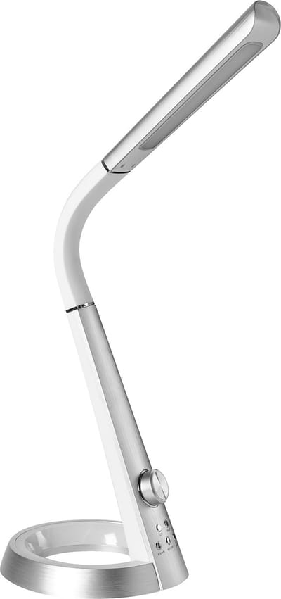 CANOPUS - Bureaulamp LED - Zilver - Synthetisch materiaal