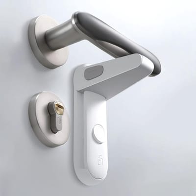 2 stuks deurhendelsloten voor kindveilige en huisdierbestendige deuren - deurklinksloten en babyveiligheidssloten voor peuters