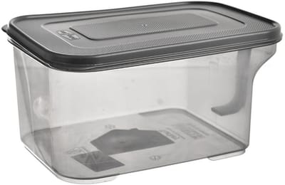 ORION - Pojemnik op voorraad GREY - 3,25L - Handvat - Transparant