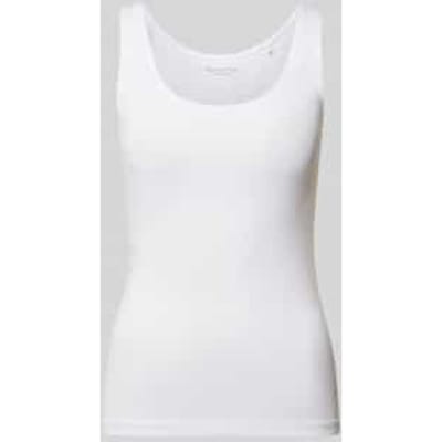 Shaped fit tanktop met katoen